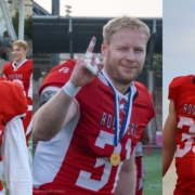 Roni Laine Kaarle Silander Antti Pokela former Helsinki Roosters Rovaniemi Nordmen American Football